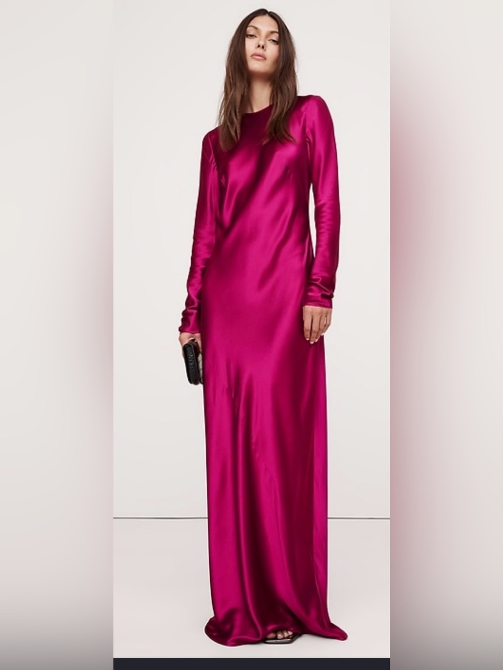 Banana Republic Abigail dress in the color berry pink size xxs
